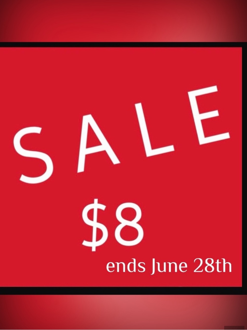 SALE $8 items marked with red square

Must be bundled - minimum  purchase $20